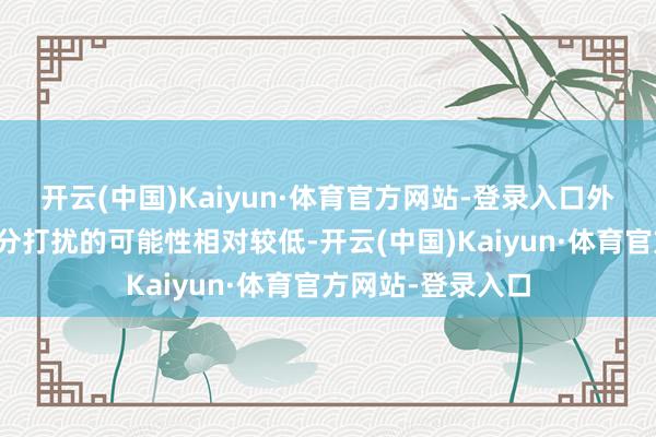 开云(中国)Kaiyun·体育官方网站-登录入口外部东说念主为身分打扰的可能性相对较低-开云(中国)Kaiyun·体育官方网站-登录入口
