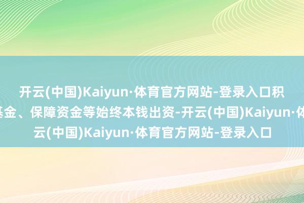 开云(中国)Kaiyun·体育官方网站-登录入口积极开辟世界社会保障基金、保障资金等始终本钱出资-开云(中国)Kaiyun·体育官方网站-登录入口