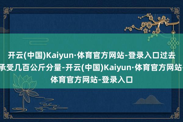 开云(中国)Kaiyun·体育官方网站-登录入口过去使用下可承受几百公斤分量-开云(中国)Kaiyun·体育官方网站-登录入口