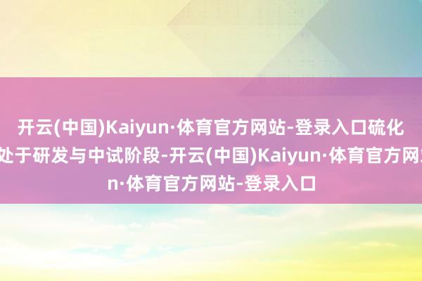开云(中国)Kaiyun·体育官方网站-登录入口硫化锂现在主要处于研发与中试阶段-开云(中国)Kaiyun·体育官方网站-登录入口