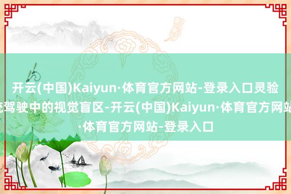 开云(中国)Kaiyun·体育官方网站-登录入口灵验排斥了传统驾驶中的视觉盲区-开云(中国)Kaiyun·体育官方网站-登录入口