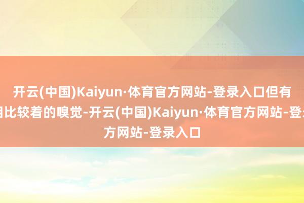 开云(中国)Kaiyun·体育官方网站-登录入口但有一种相比较着的嗅觉-开云(中国)Kaiyun·体育官方网站-登录入口