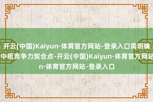 开云(中国)Kaiyun·体育官方网站-登录入口需明确 AI 战术与中枢竞争力契合点-开云(中国)Kaiyun·体育官方网站-登录入口