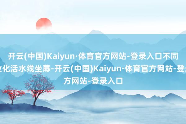 开云(中国)Kaiyun·体育官方网站-登录入口不同于工业化活水线坐蓐-开云(中国)Kaiyun·体育官方网站-登录入口