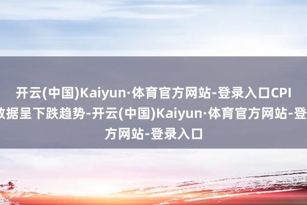 开云(中国)Kaiyun·体育官方网站-登录入口CPI 月度数据呈下跌趋势-开云(中国)Kaiyun·体育官方网站-登录入口